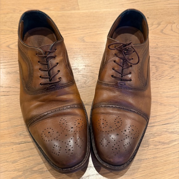 Johnston & Murphy Tan Leather Oxfords Men’s 11 main image 5
